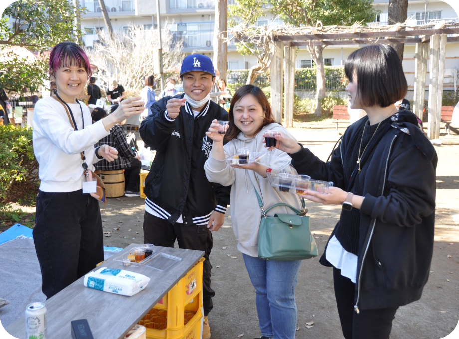 まちMarch会場中志津一号公園